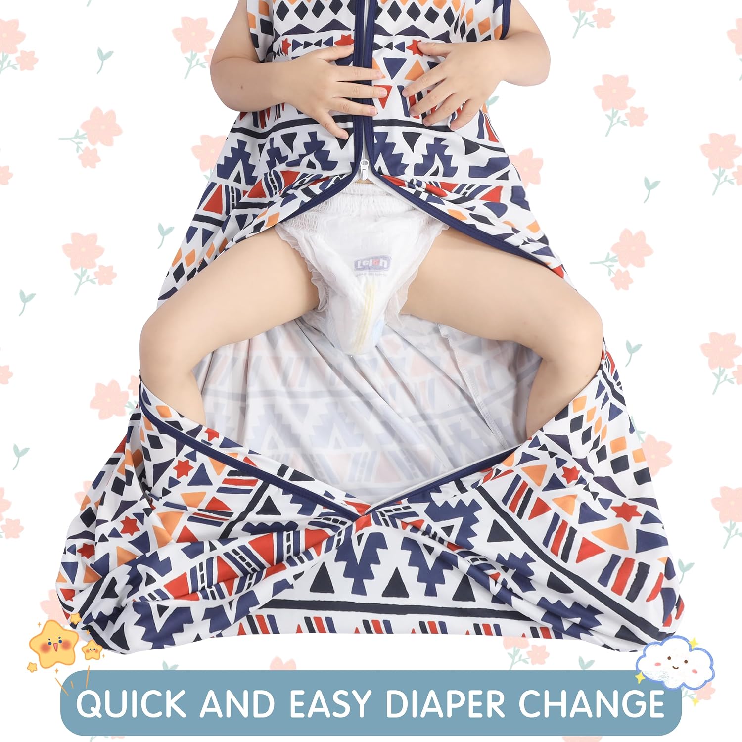 Detalle de BSTOPPT Baby Sleep Sacks, 6–12 Months