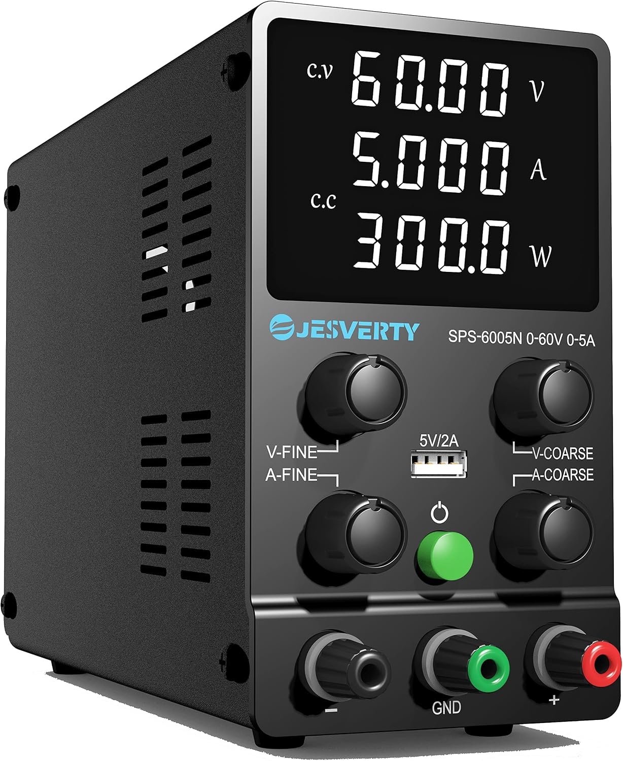 Thumbnail 6 de Alimentatore CC variabile SPS-V Jesverty: banco con encoder, uscita regolabile e ricarica USB-C 20W