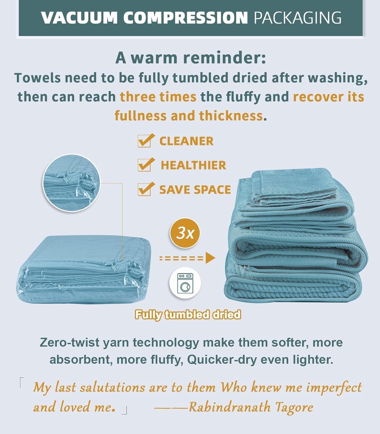 Thumbnail 6 de VOOVA MOVAS Bath Towel Set 30x56