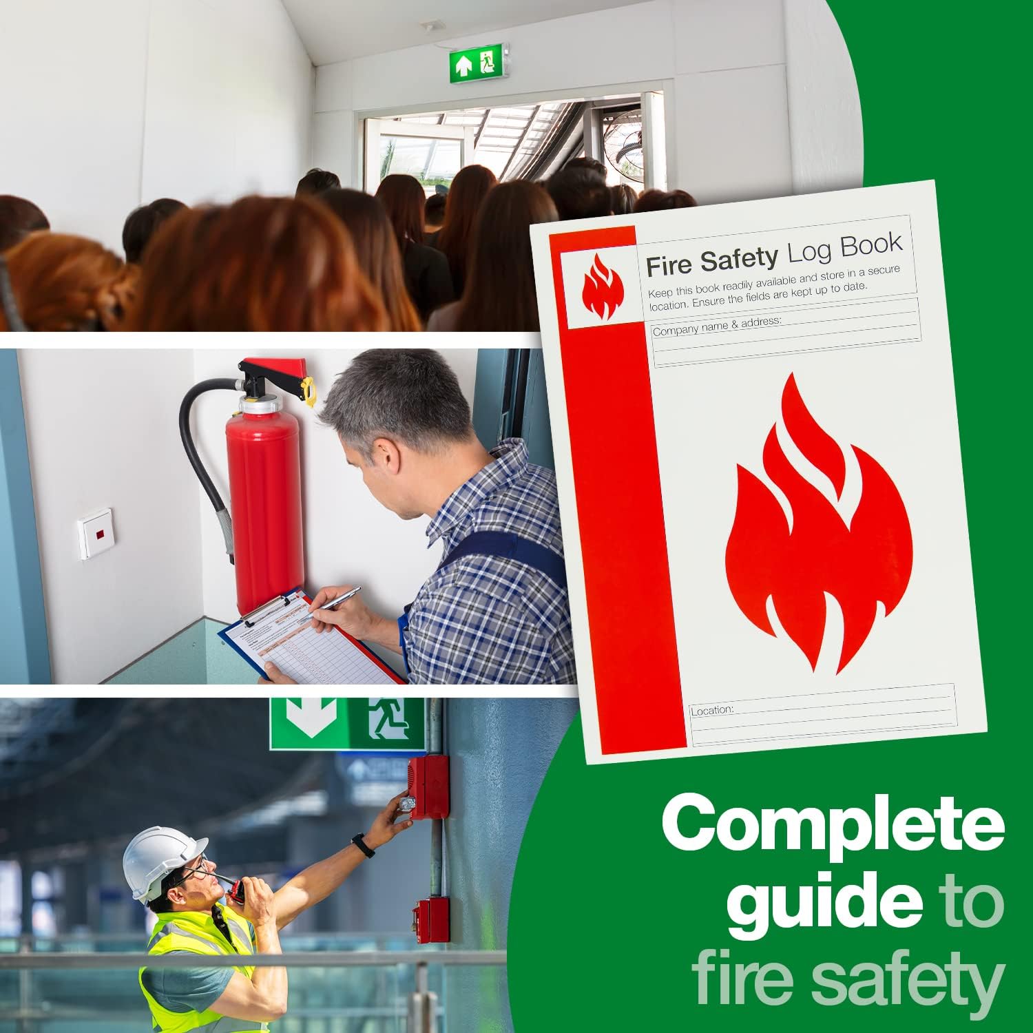 Detalle de Safety First Aid Group A4 Fire Safety Log Book