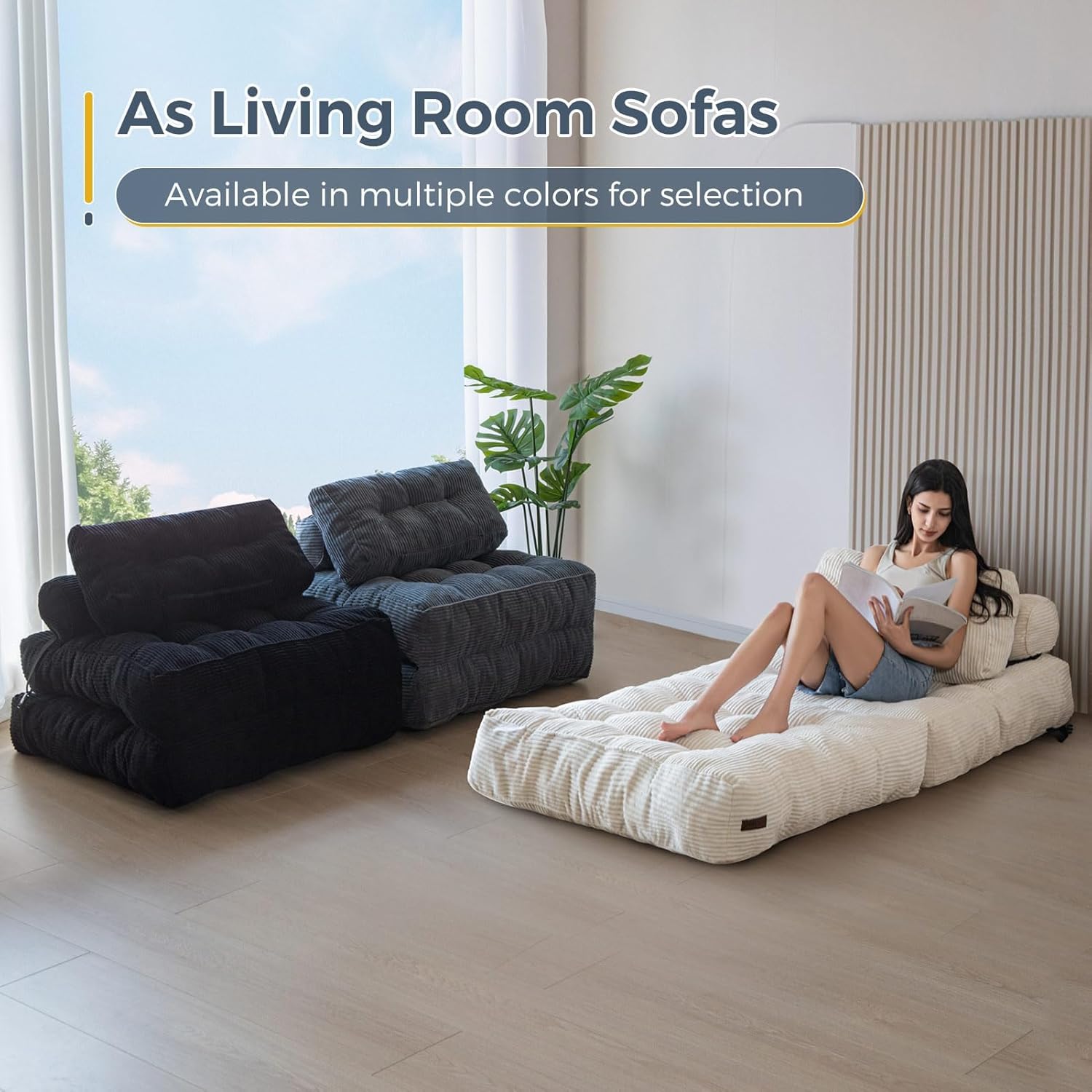 Thumbnail 6 de MAXYOYO Folding Sofa Bed single convertible sleeper chair 🛋