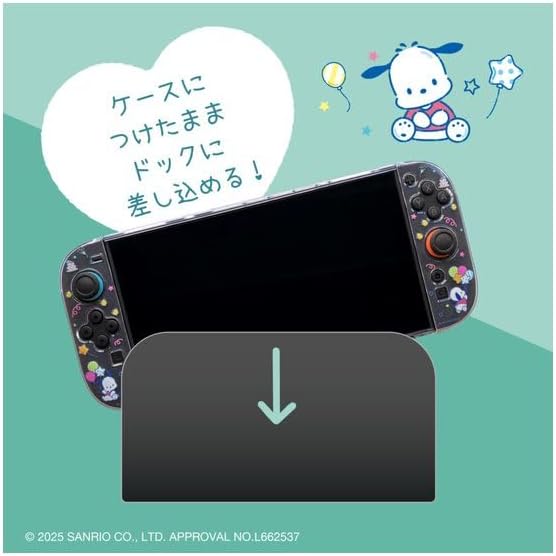 Detalle de ALLONE ALG-NS2SCPC Switch 2用セパレート型クリアケース ポチャッコ・高透明PC素材