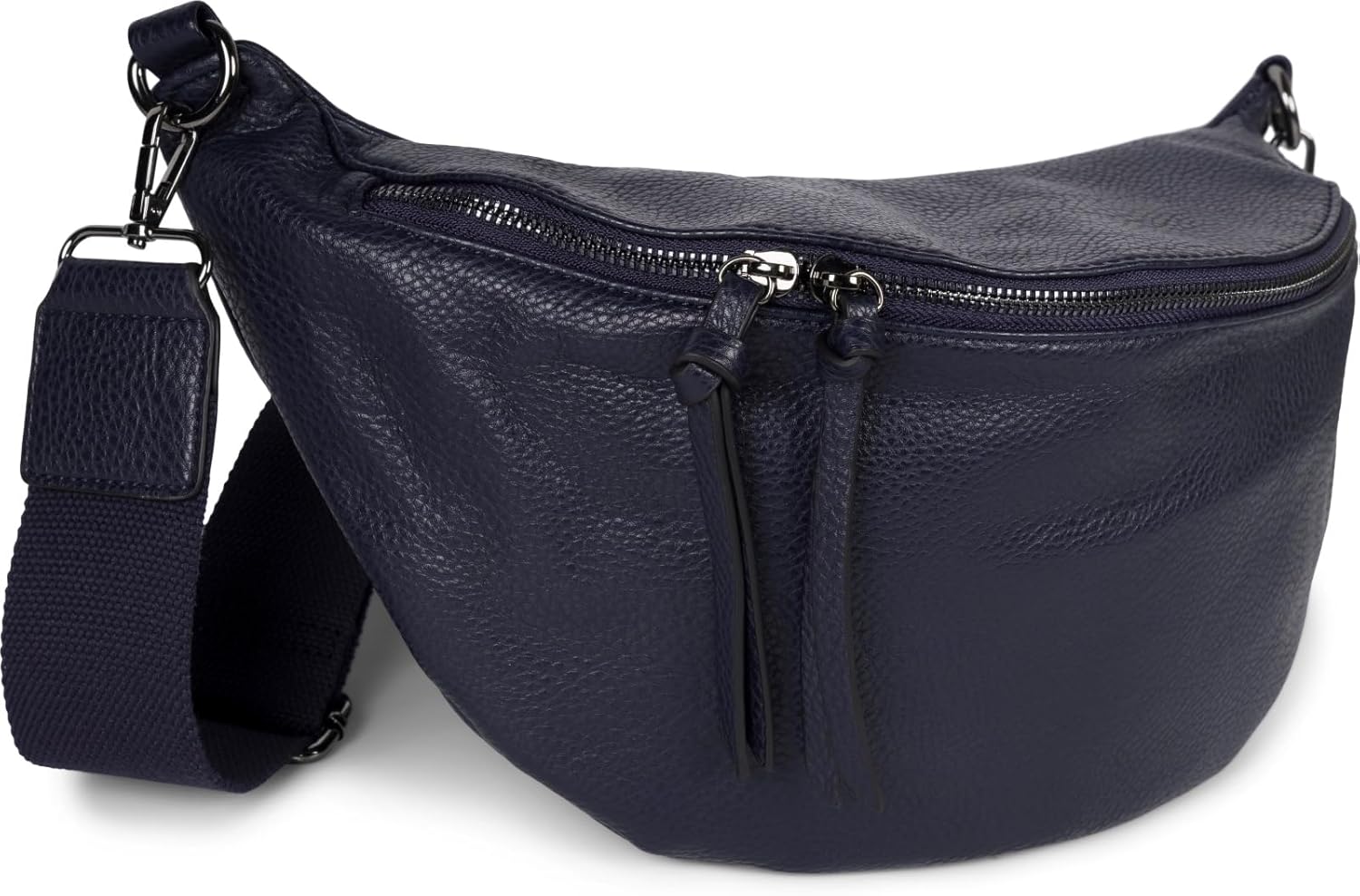 Detalle de styleBREAKER Borsa a tracolla a mezzaluna per donna, ecopelle monocolore 02012386