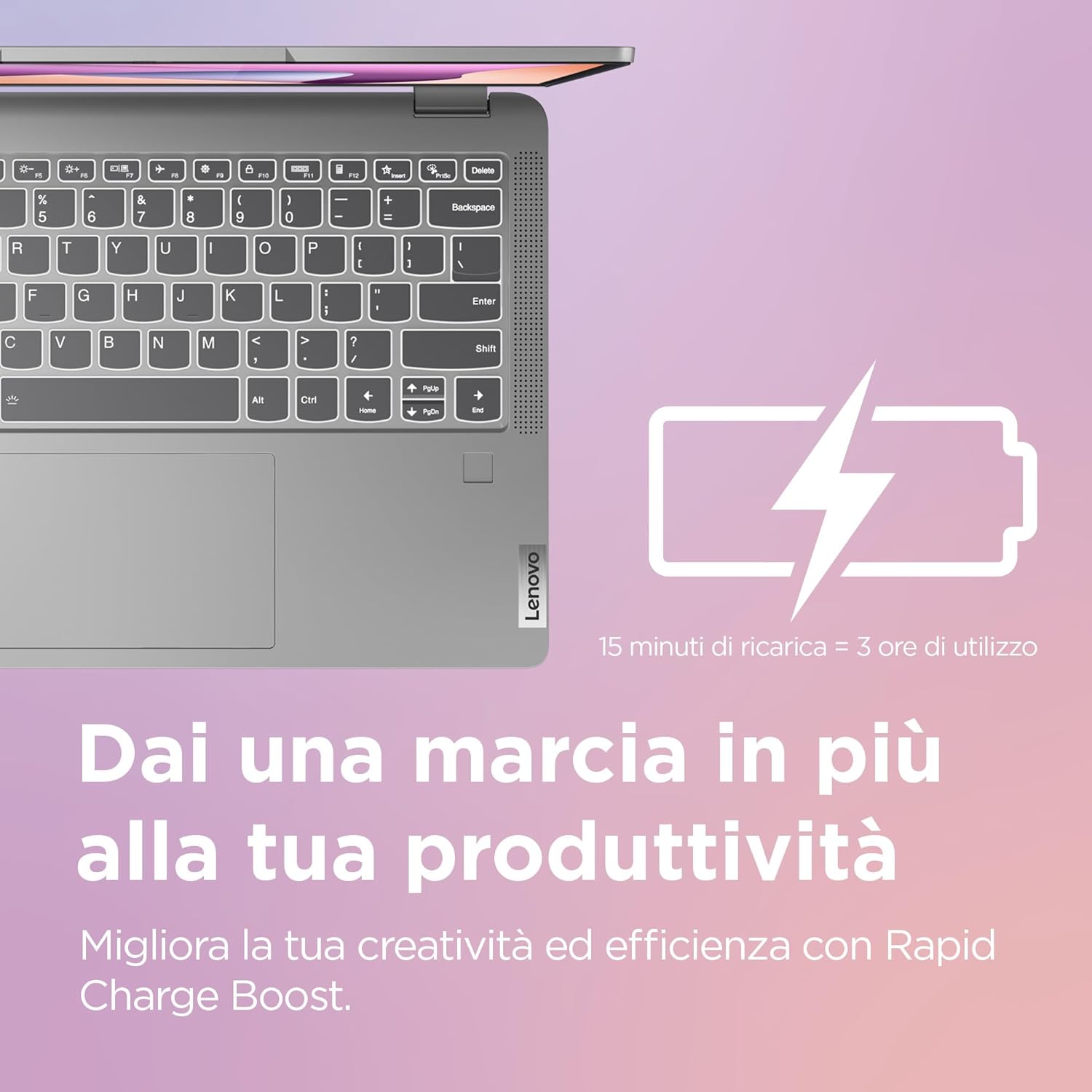 Thumbnail 3 de Lenovo IdeaPad Flex 5 da 14" convertibile (WUXGA) con Ryzen 5 7430U, 16GB RAM e SSD 512GB