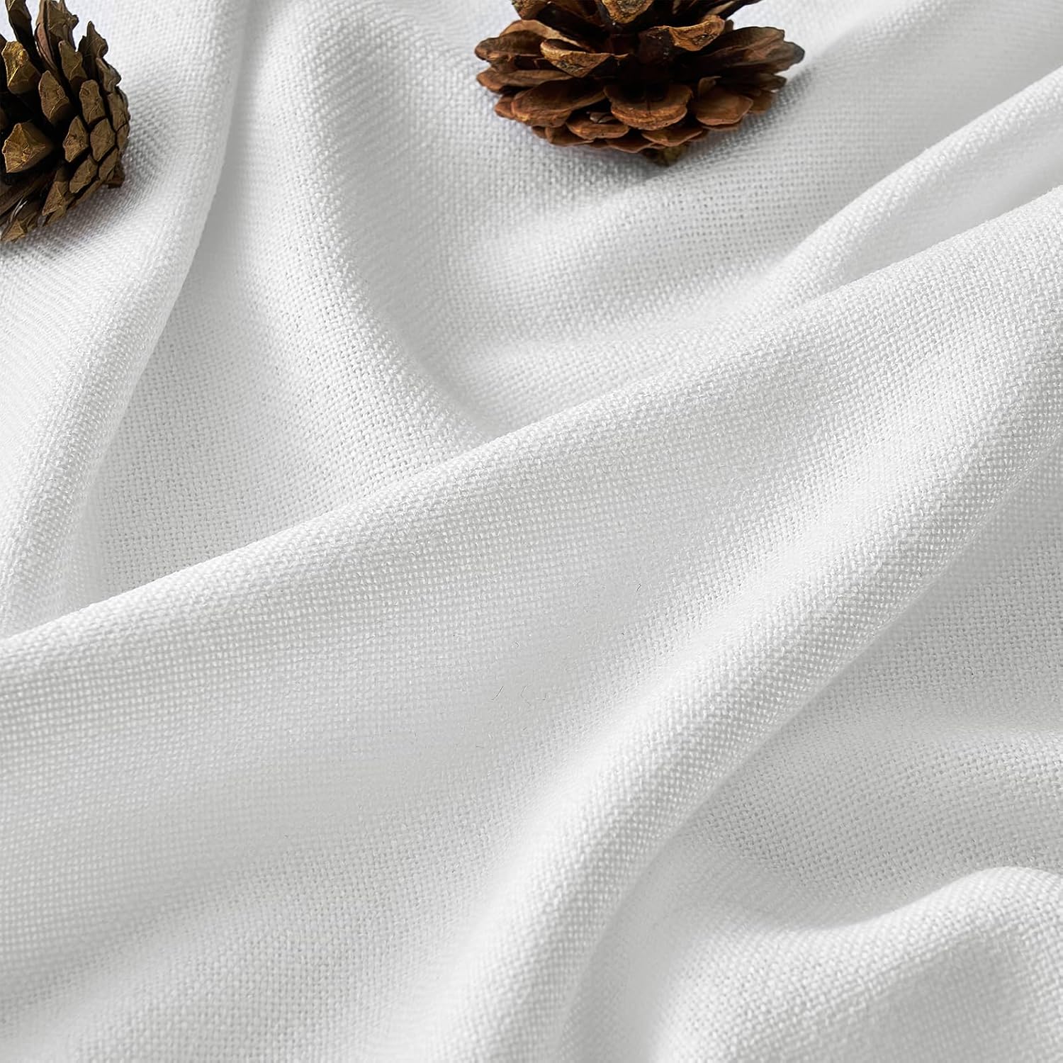 Thumbnail 2 de CUTEWIND Vorhang Weiss Leinenoptik 245 cm