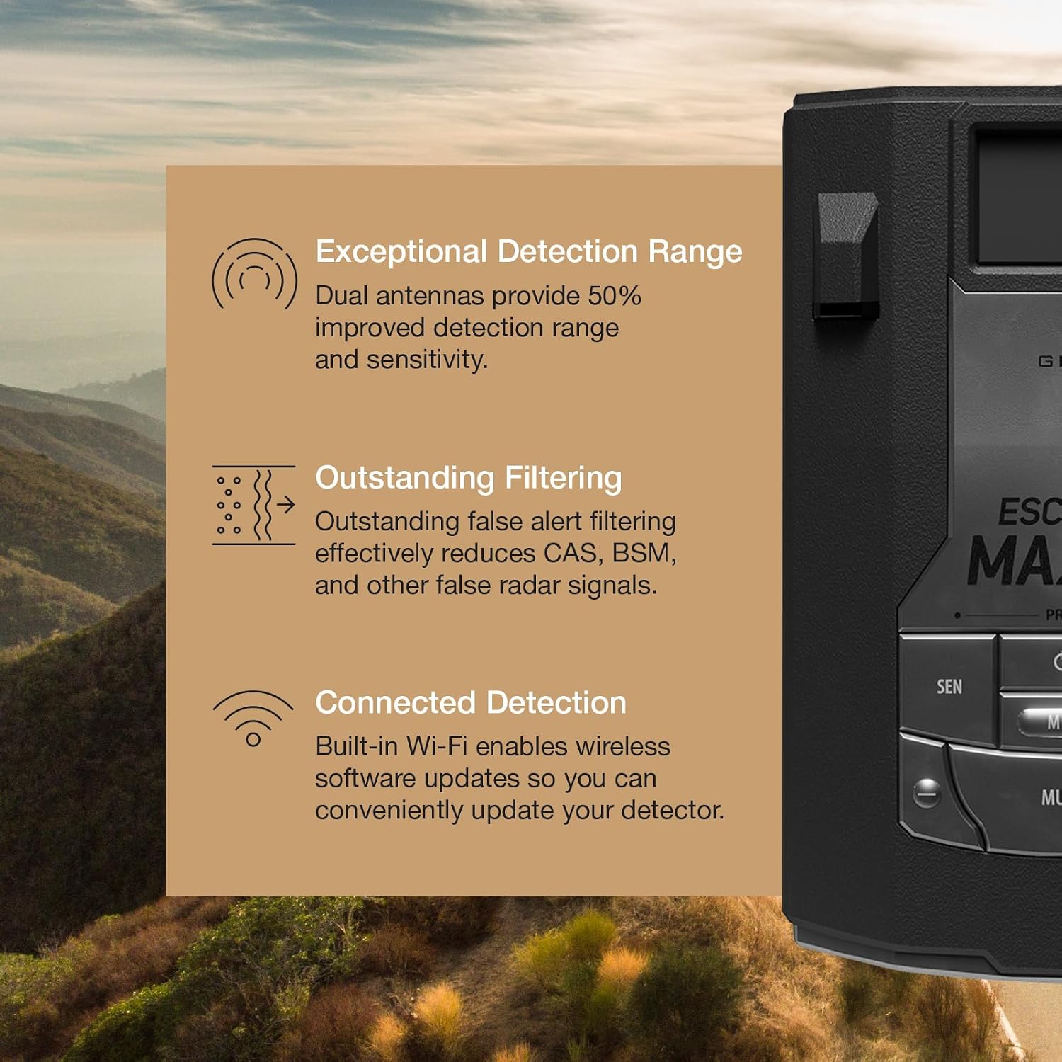 Thumbnail 4 de Escort MAX 360c MKII Laser Radar Detector
