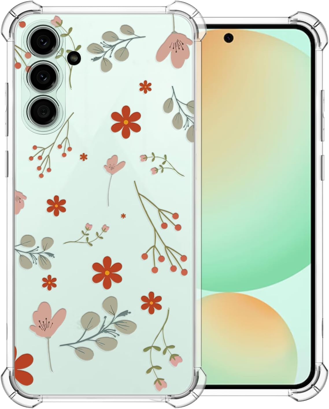 Detalle de CAROKI Clear Floral Delight for Samsung S24 FE