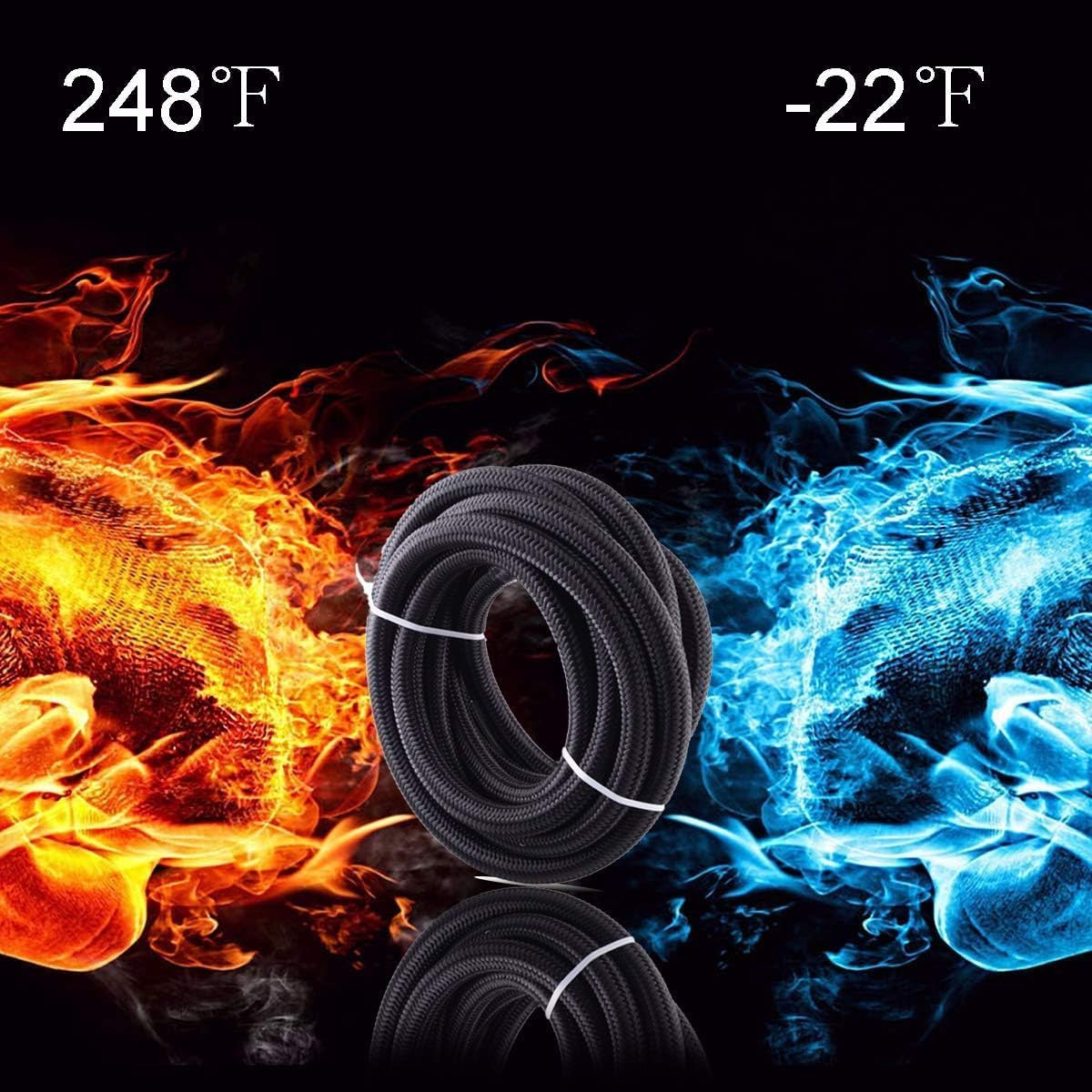 Detalle de Evil ENERGY 6AN fuel hose kit 16 ft