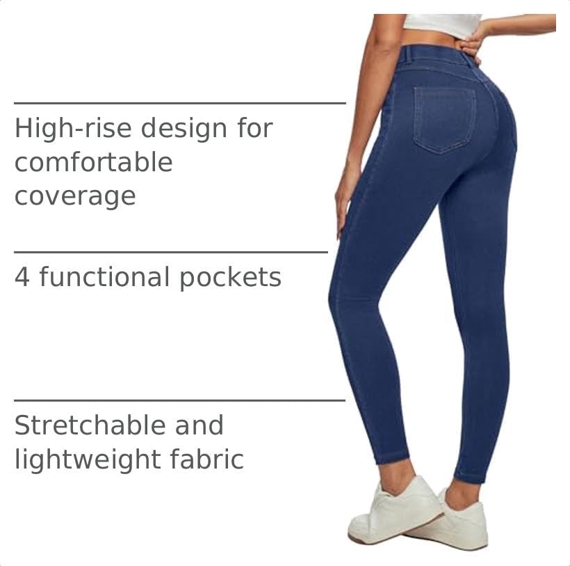 Detalle de Pull-On Jeggings for Women, Stretch Denim