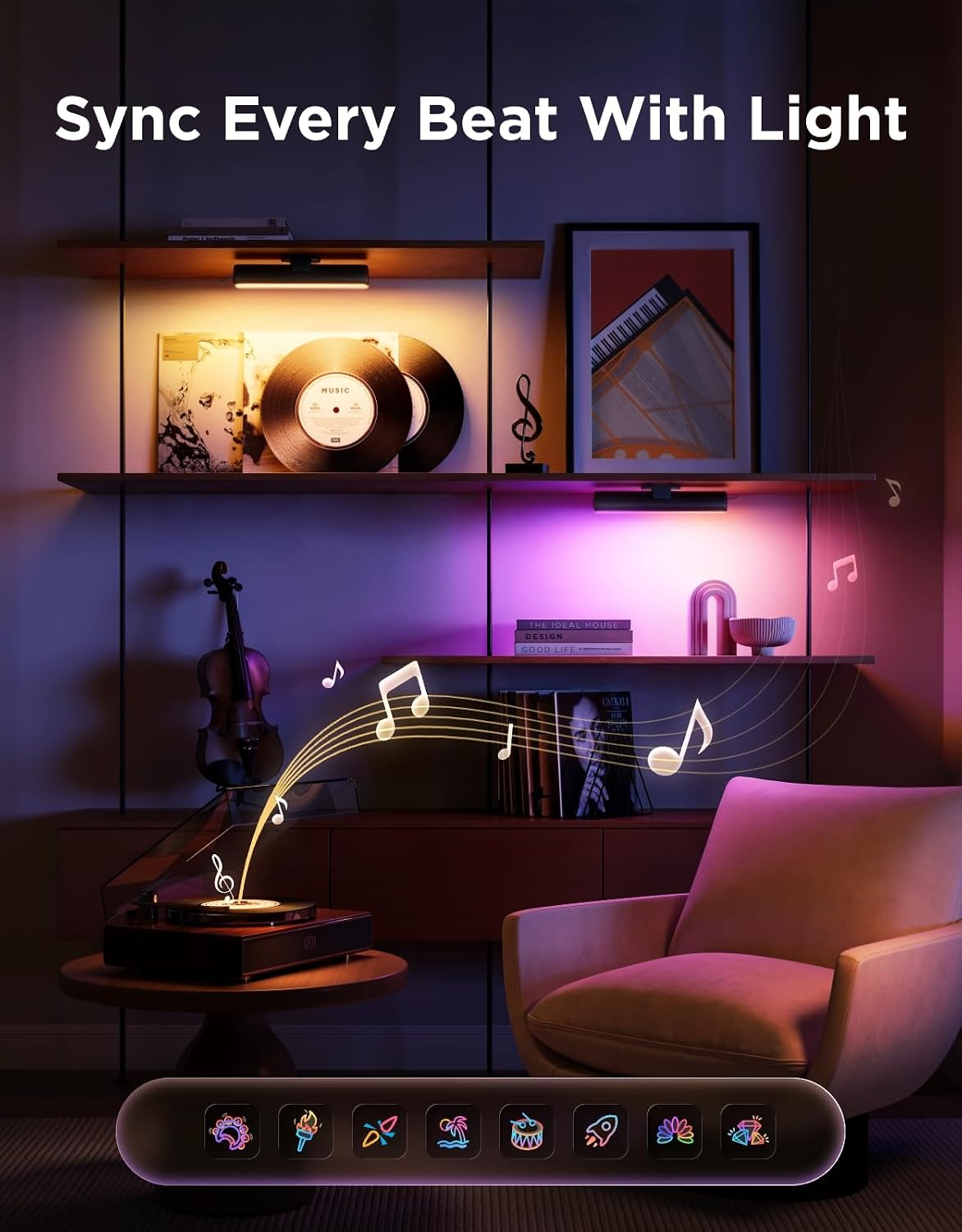 Detalle 2 de Govee LED Light Bars 106in TV Backlights