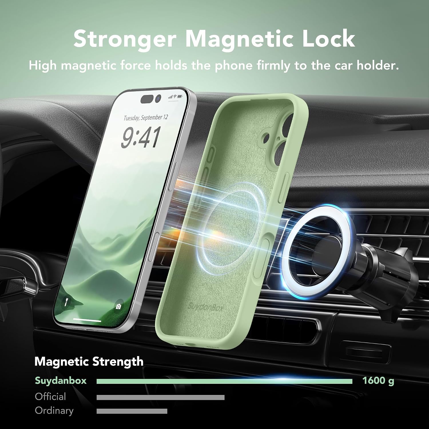 Detalle de SuydanBox iPhone 17 Case MagSafe Compatible, 6.3"