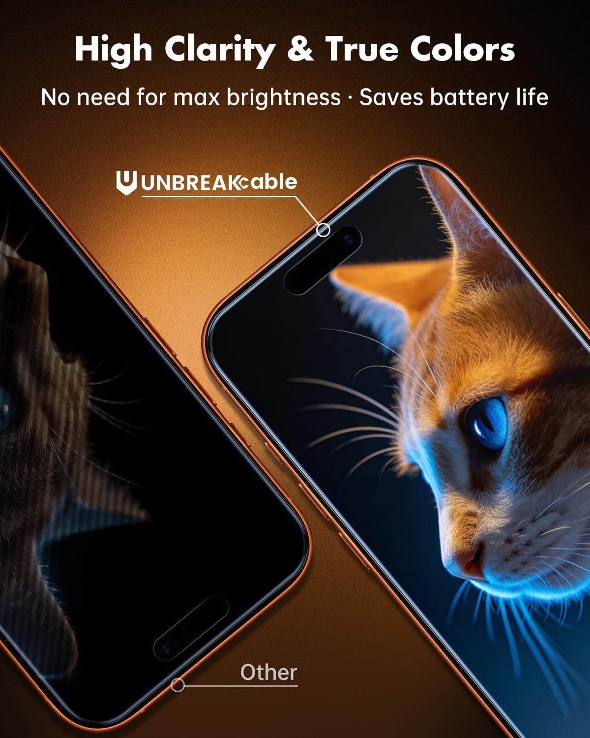 Thumbnail 6 de UNBREAKcable Privacy Screen Protector for iPhone 17 Pro Max with QuickSet Box (2-Pack, 6.9')