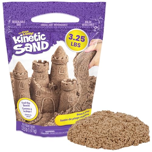 Detalle de Kinetic Sand 3.25lb Beach Sand Amazon Exclusive – Sensory Toys for Ages 3+
