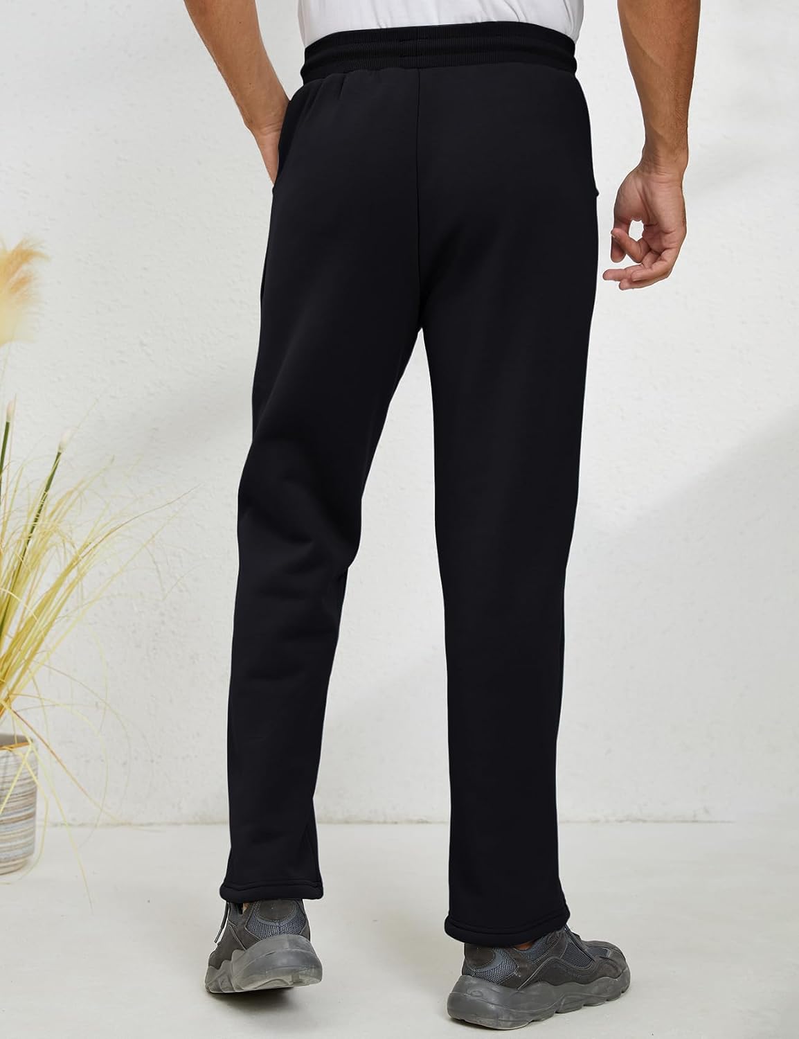 Detalle de Gihuo Men's Sherpa-Lined Pants