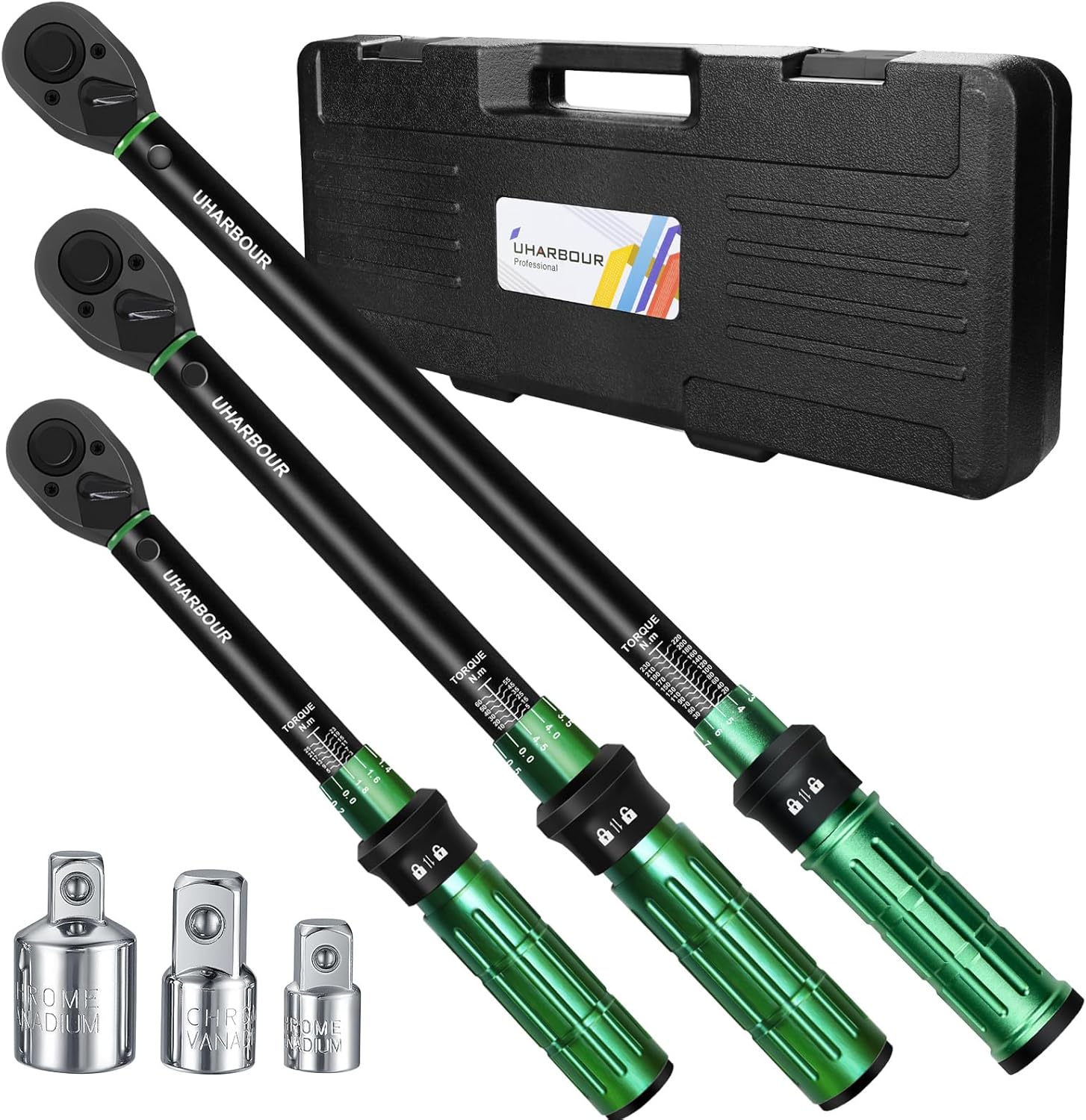 Uharbour torque wrench set 3-230 Nm