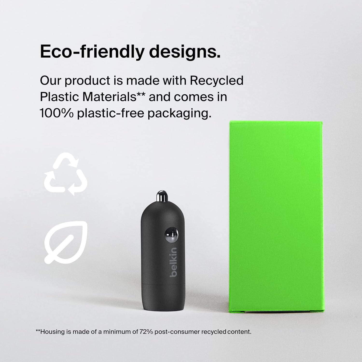 Thumbnail 5 de Belkin BoostCharge 30W Fast Car Charger with USB-C PD – compact, universal compatibility