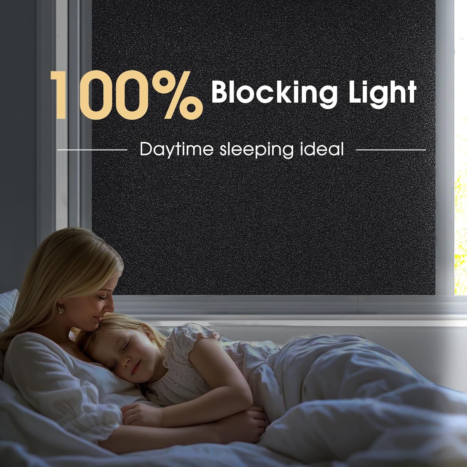 Thumbnail 1 de Lifetree Blackout Window Film for Glass Windows (60 × 200cm) – 100% Total Blackout, No Glue