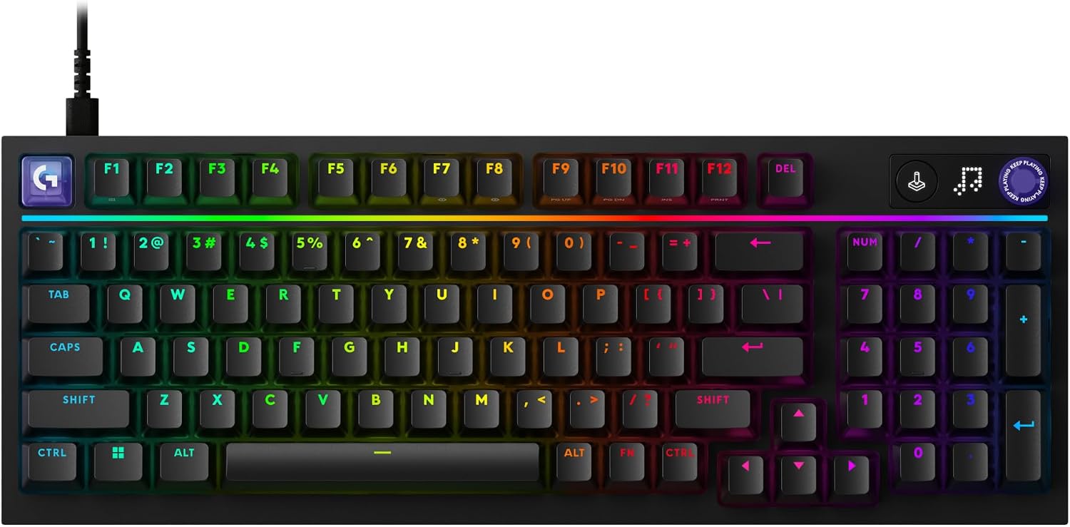 Detalle de Logitech G316 X 98 Mechanical Gaming Keyboard, Tactile Switches, 8 kHz, RGB