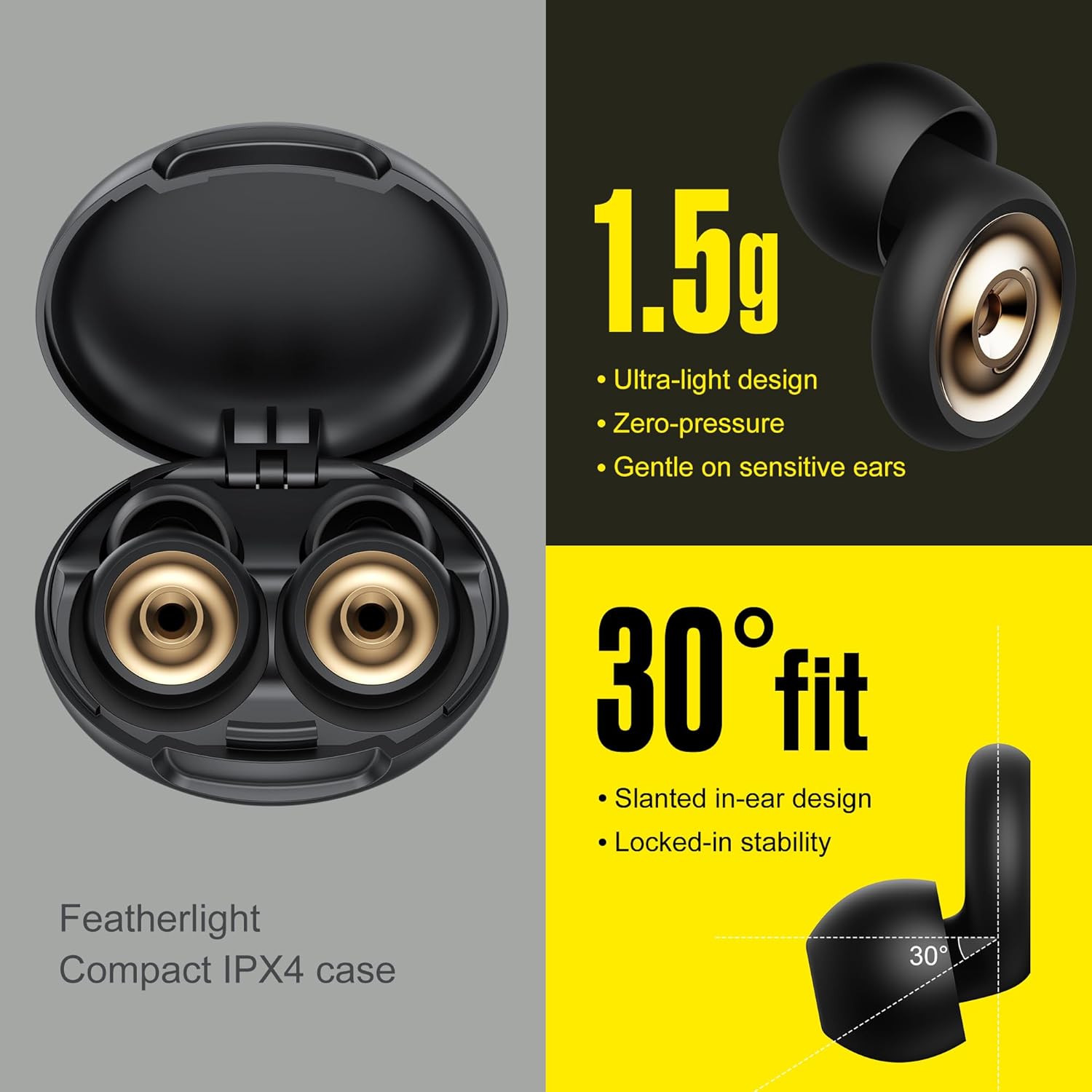 Detalle de Aoiiena Pro-Comfort Ear Plugs 46dB