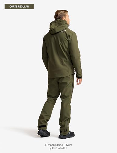 Detalle de RevolutionRace Hiball Softshell Jacket, veste d'extérieur pour randonnée ⚙