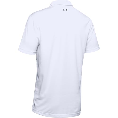 Detalle de Under Armour Men Tech Lightweight Polo: Breathable, Quick-Dry Comfort for Golf and Everyday Wear