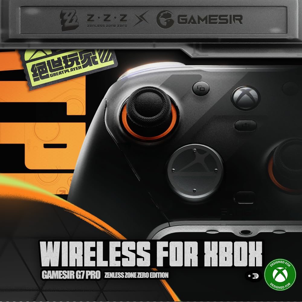 Detalle de GameSir G7 Pro Wireless Gaming Controller (Zenless Zone Zero Edition) for Xbox, PC, Android