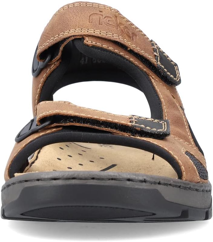 Thumbnail 6 de Rieker Herren Klassische Sandalen 26156 – Bequeme Klett-Sandalen mit Textil-Decksohle
