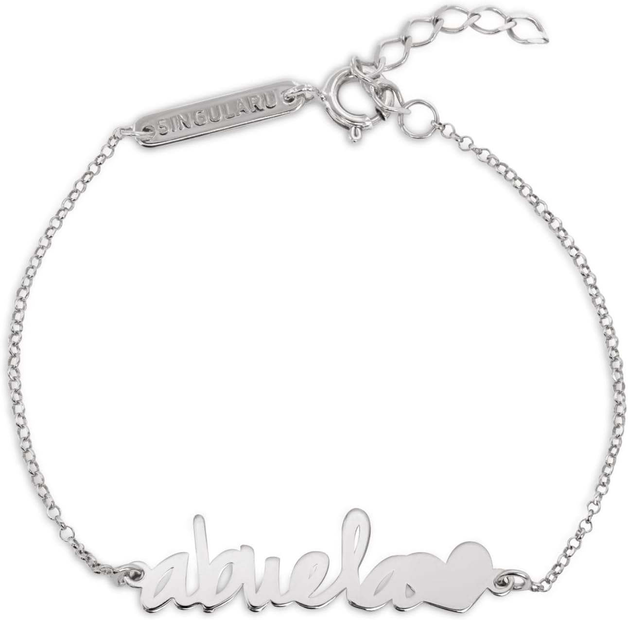 Detalle de SINGULARU Grandma Heart bracciale in argento 925 placcato oro 18kt o rodio 💍