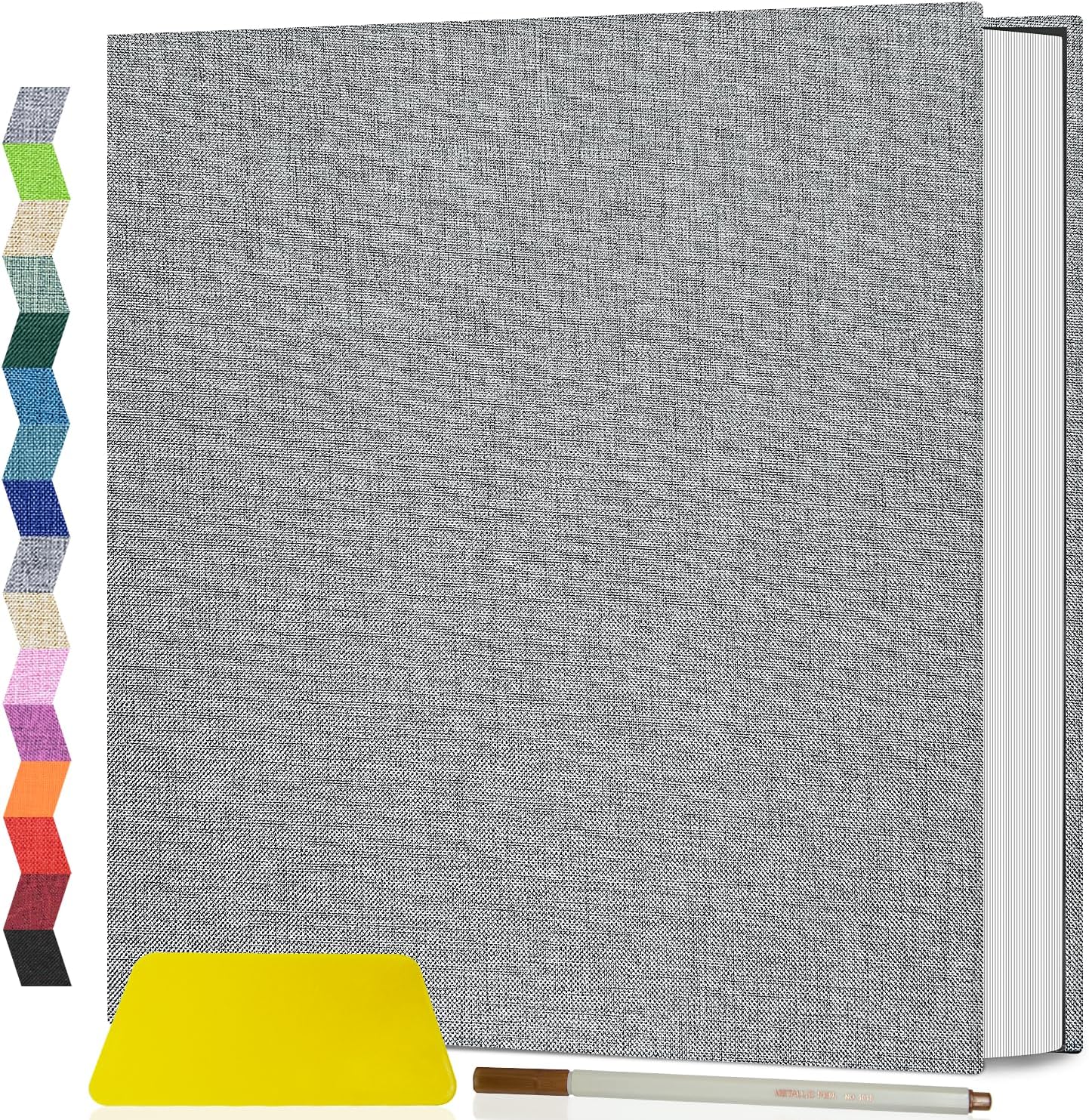 Detalle de Popotop photo-03 Self-Adhesive Photo Album, 40 Pages, Linen Cover