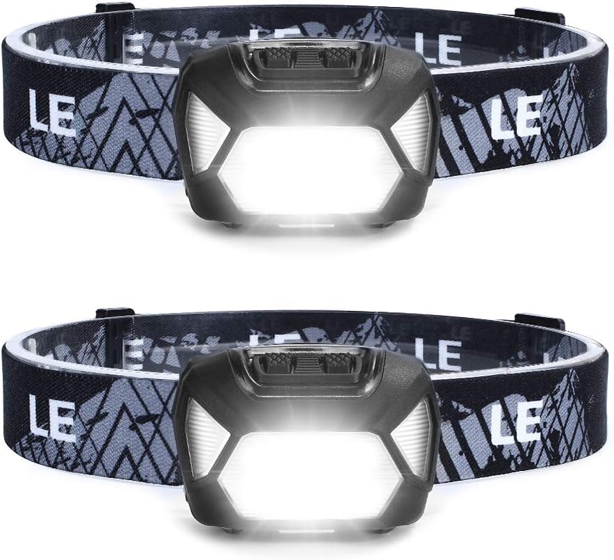 Detalle de Lepro Stirnlampe 1300lux 2er Pack 🔦