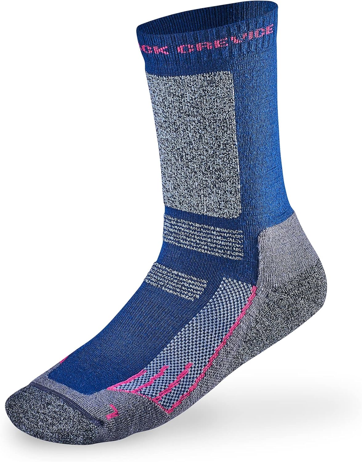 Detalle 2 de Black Crevice Merino Outdoorsocken Calzini da Outdoor Unisex-Adulto