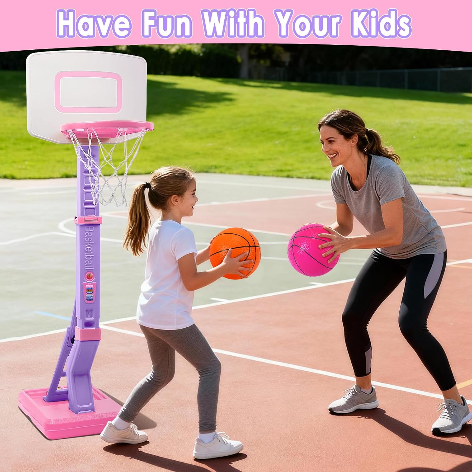 Thumbnail 1 de AOSPHYS Toddler Basketball Hoop: Height-Adjustable Indoor/Outdoor Toy for Ages 1–6