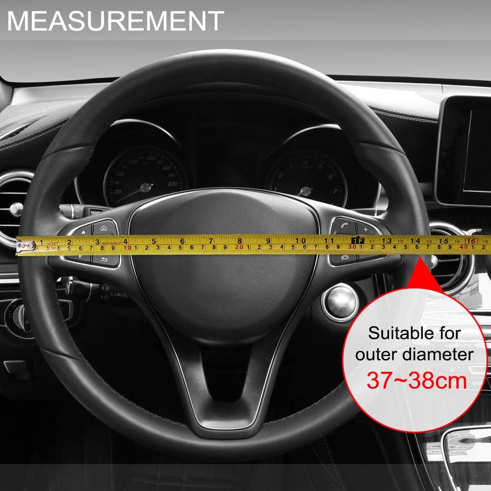 Thumbnail 3 de COFIT Coprivolante Auto Antiscivolo in Pelle Microfibra Universale 37–38 cm Nero