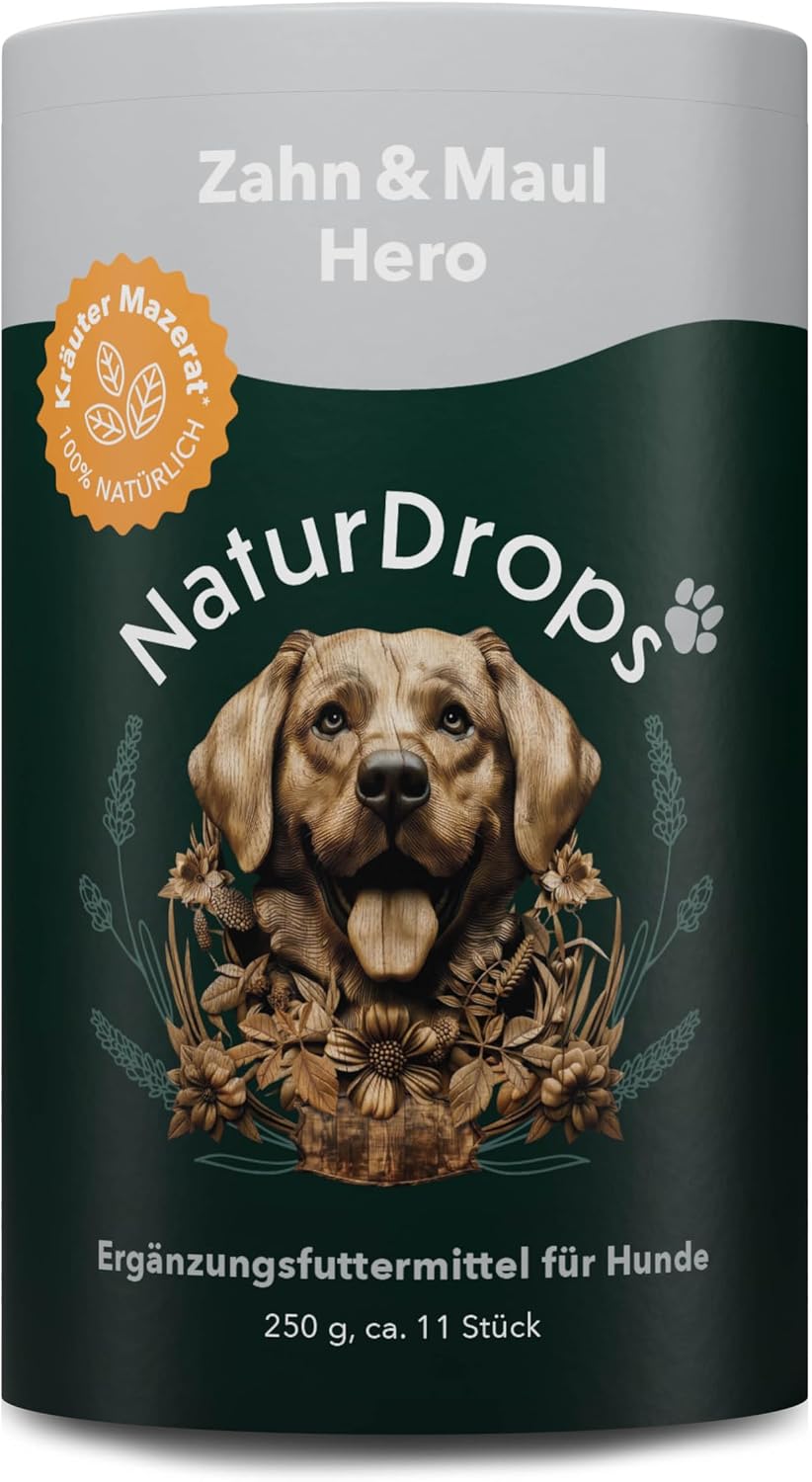 Detalle de NaturDrops Zahn & Maul Hero Kaustangen 250 g