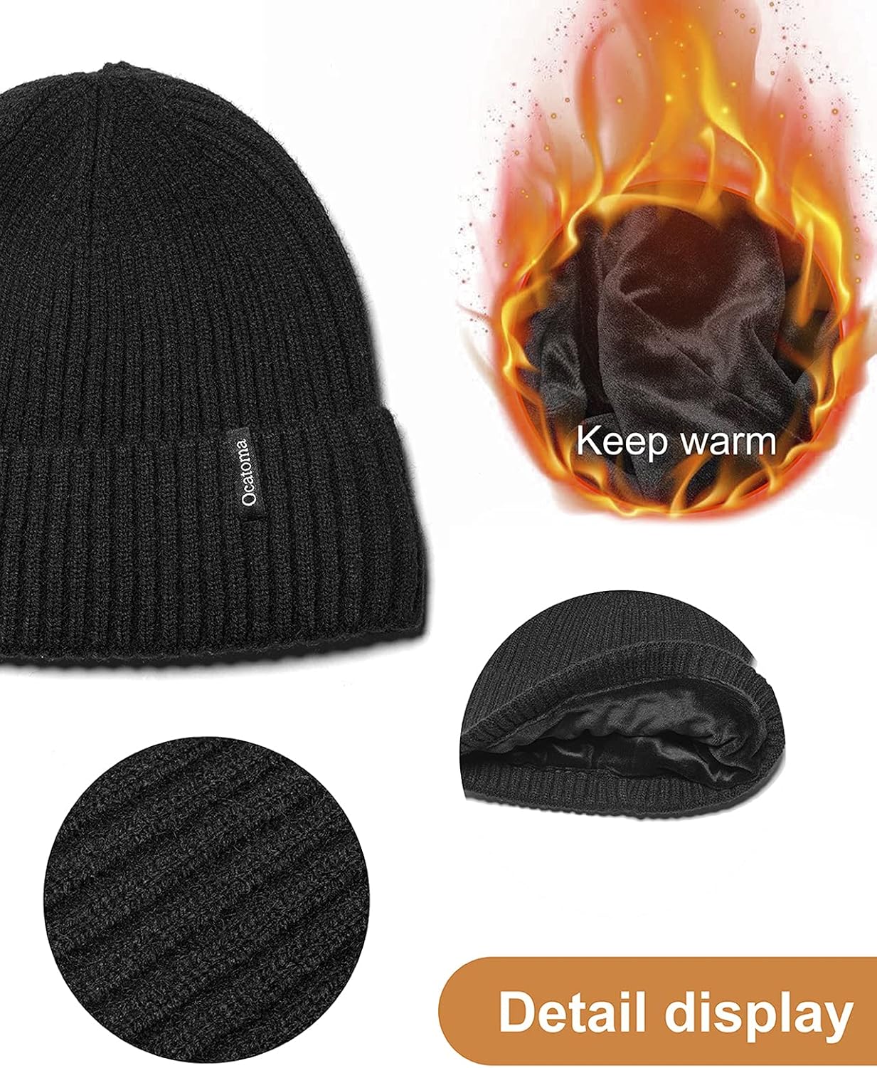 Thumbnail 1 de Ocatoma Beanie Winter Hat Unisex