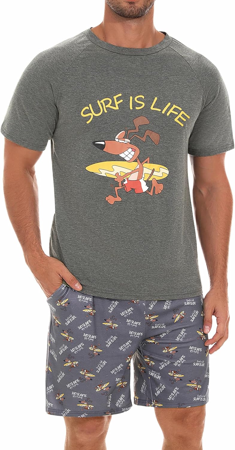 Thumbnail 5 de Jahetuul Pijama Hombre Verano Manga Corta