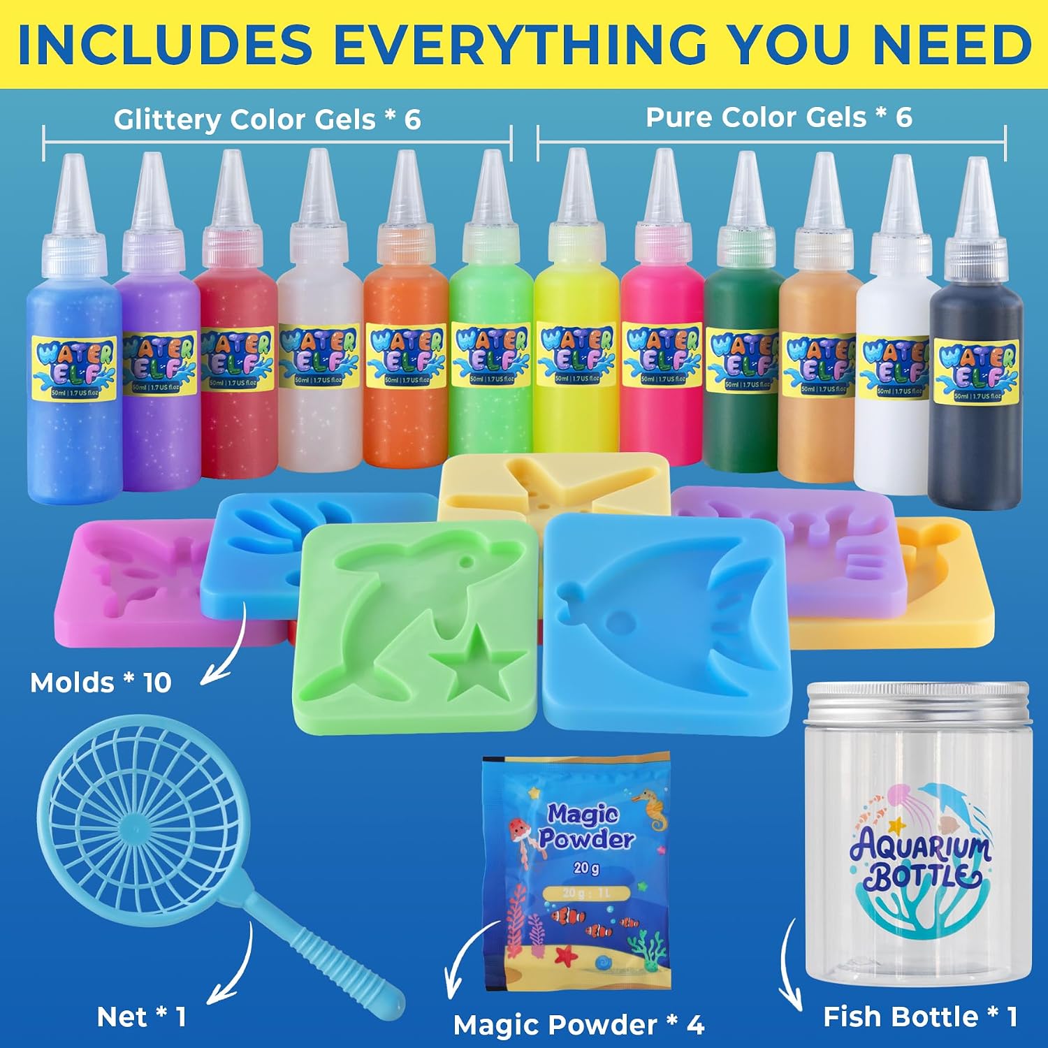 Thumbnail 4 de Water Elf Kit DIY Squishy Maker Set for Kids 🎨
