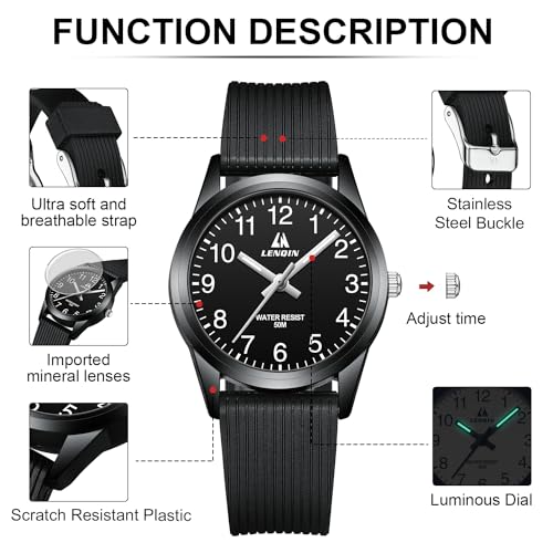 Thumbnail 6 de LN LENQIN Kids Watch Boys Girls Analog Quartz – Robust, Easy-to-Read & Water-Resistant