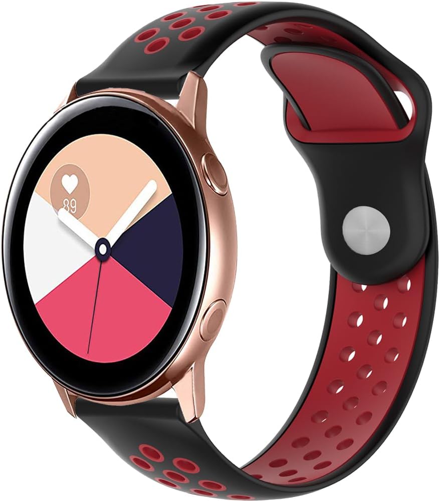 Detalle de Garmin Vivomove 4S breathable 18mm silicone strap
