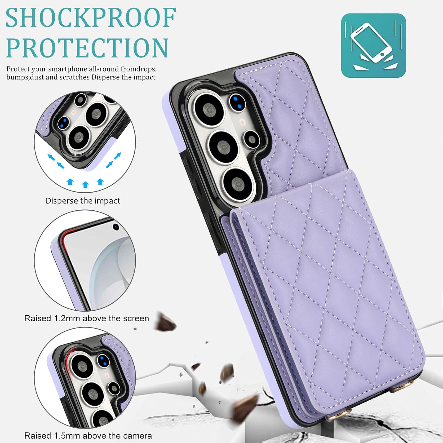 Thumbnail 6 de GOWESAL Wallet Case for Samsung Galaxy S26 Ultra