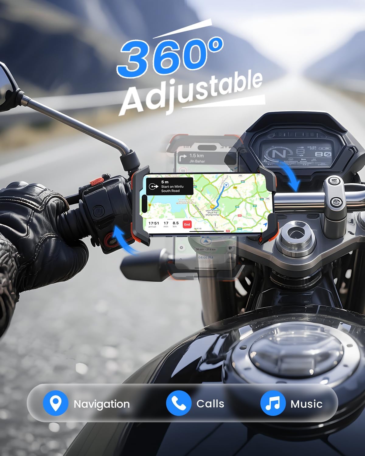 Thumbnail 6 de LOXP Bike Phone Holder with Dual Vibration Dampener