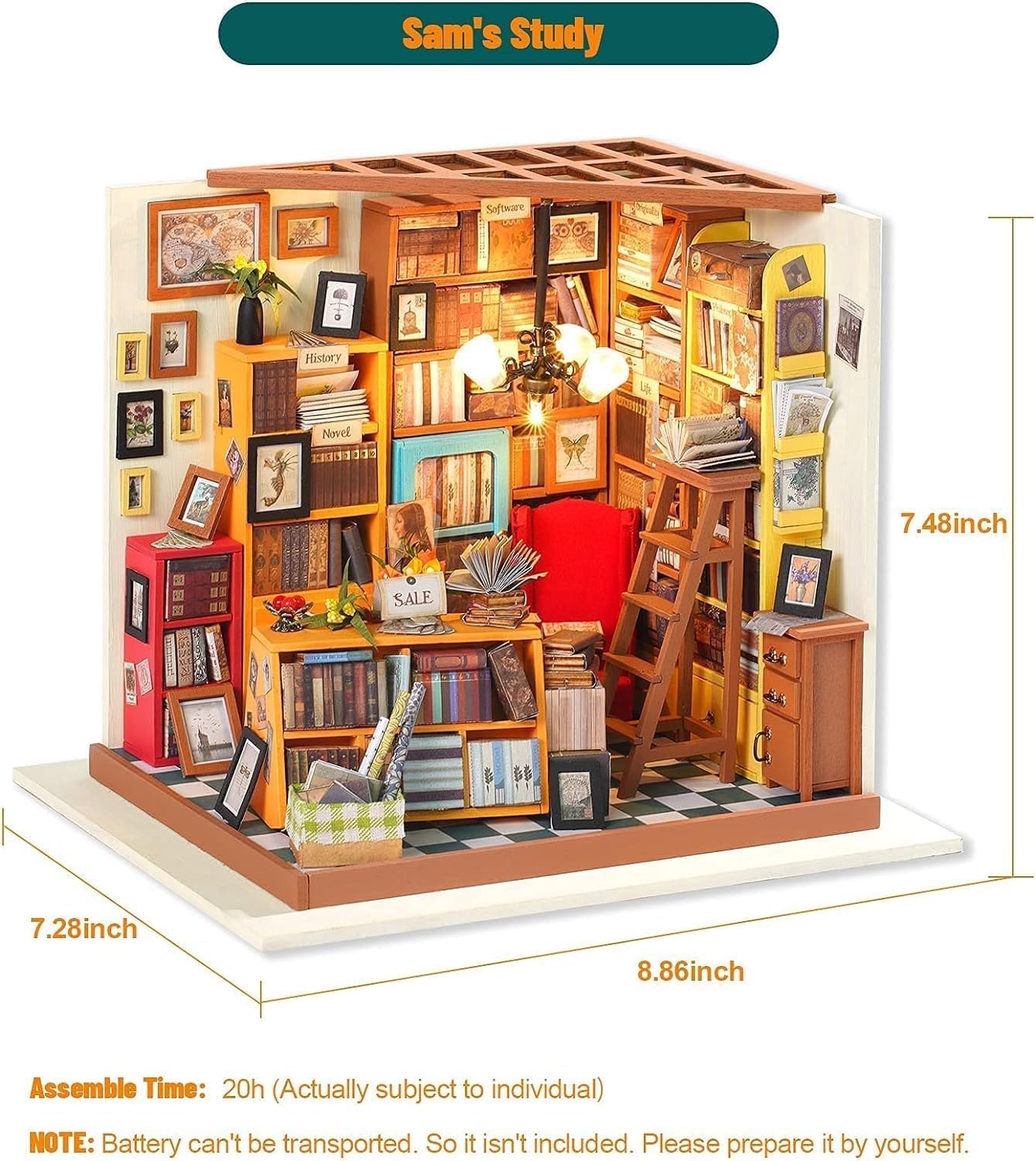 Thumbnail 5 de Robotime Miniatura Casa delle Bambole 3D – Fai-da-te dettagliata, per regali creativi e occasioni speciali