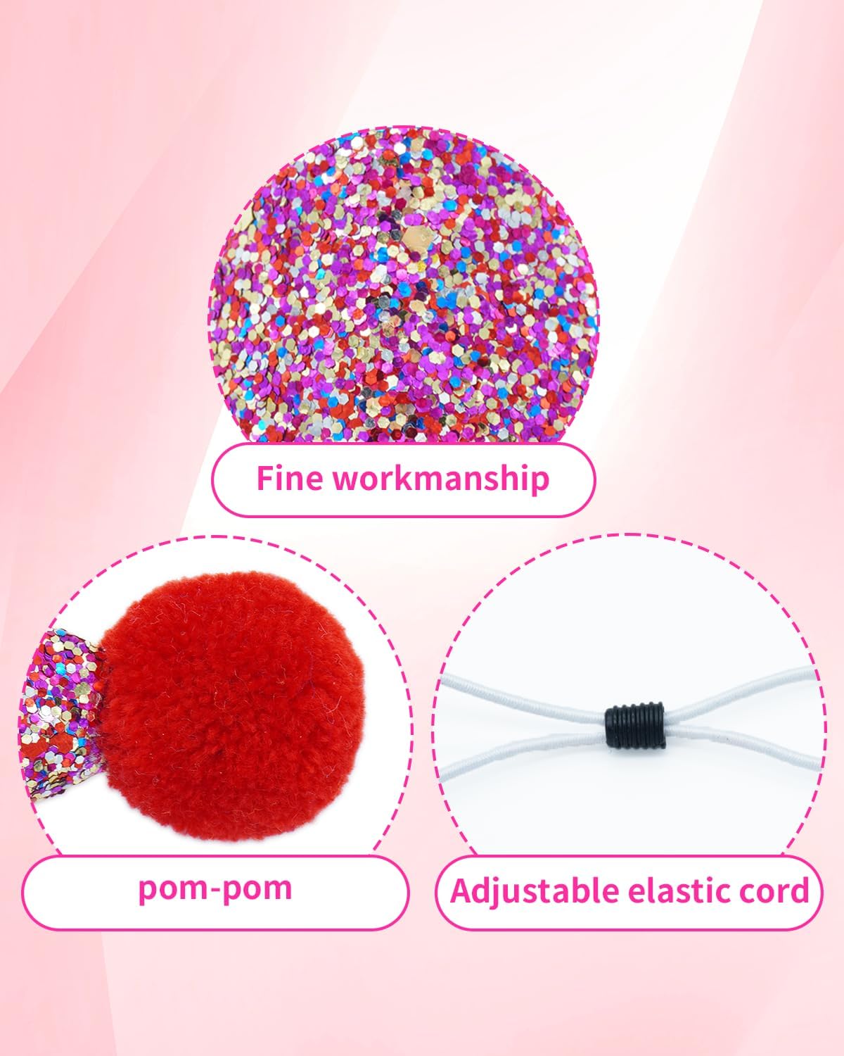 Detalle de BIPY 10 Pack Mini Party Hats for Toy Animals