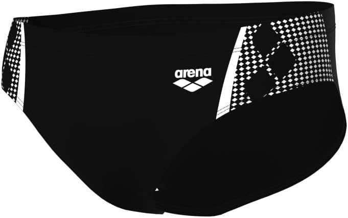 Thumbnail 5 de Arena men’s graphic swim brief (MaxFit Eco) with UPF 50+ protection