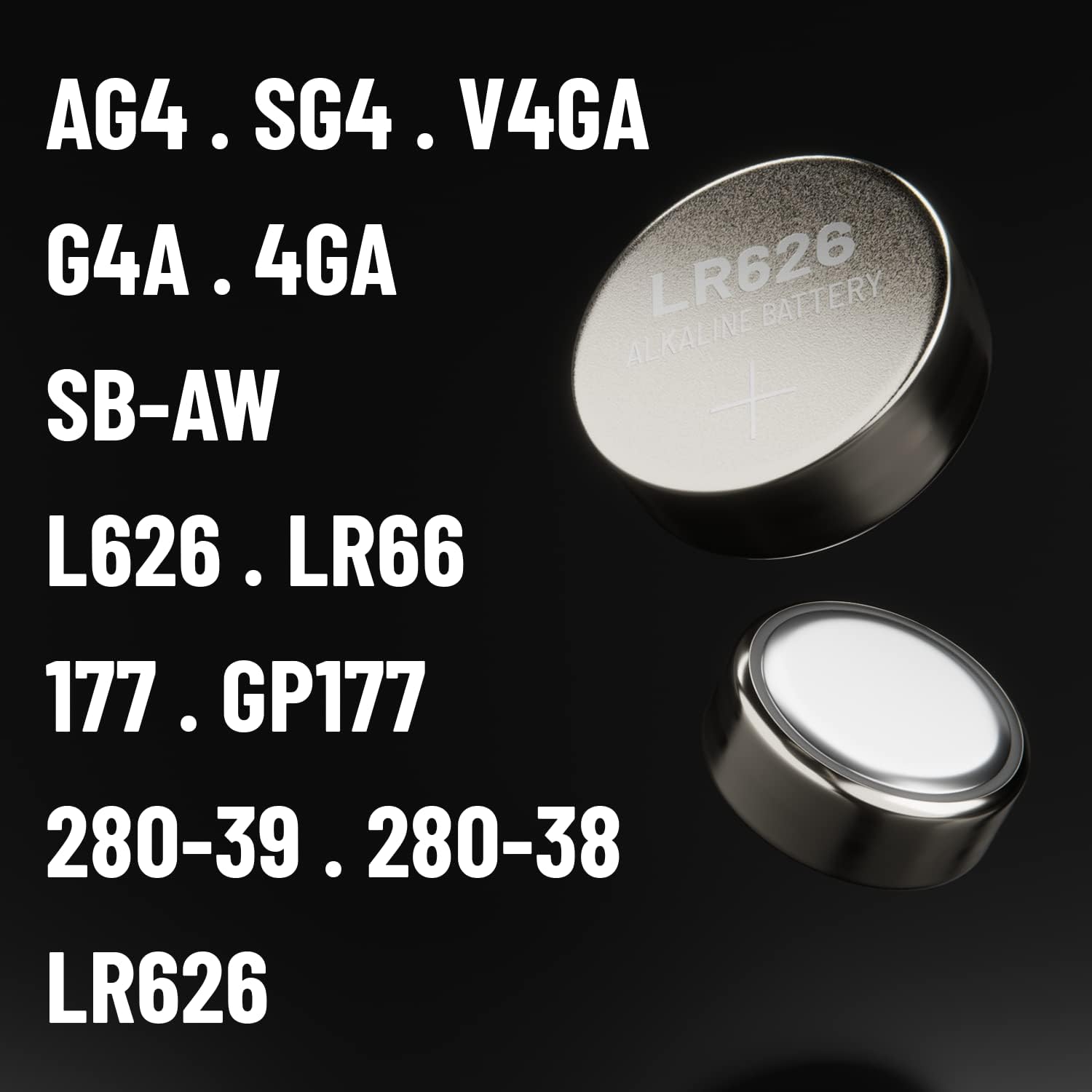 Thumbnail 5 de ABSINA AG4 LR66 Knopfzelle 1,5V Alkaline – 10er Pack | Auslaufsicher, langlebig