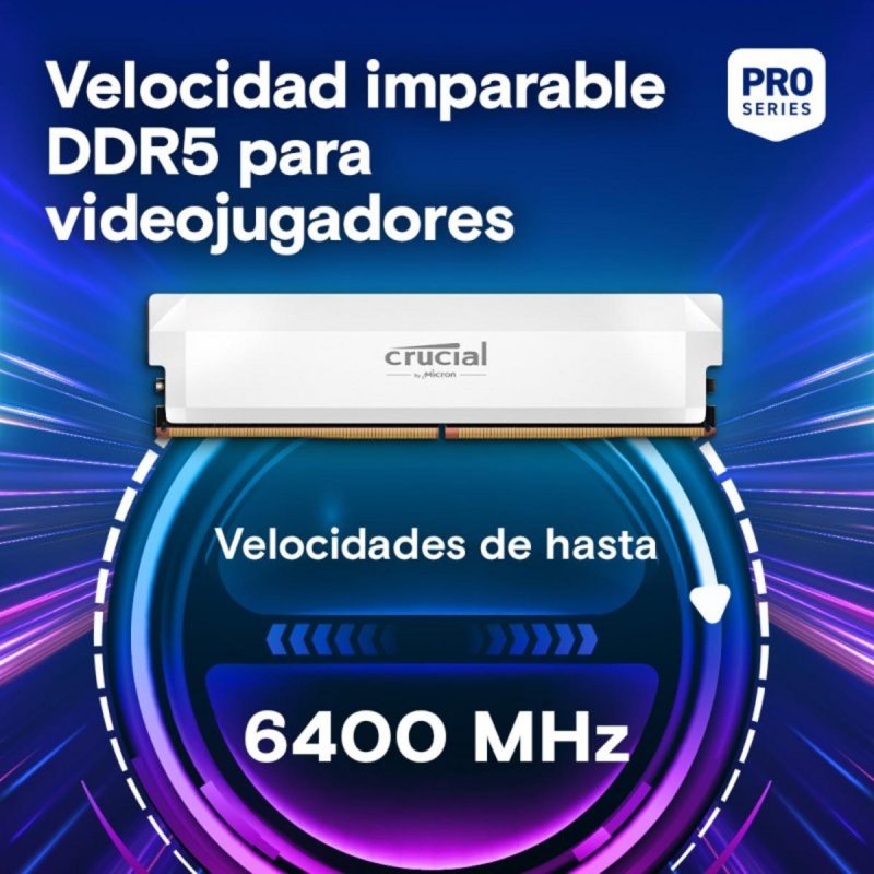 Thumbnail 3 de Crucial Pro CP2K32G64C40U5W 64GB DDR5 6400MHz CL40