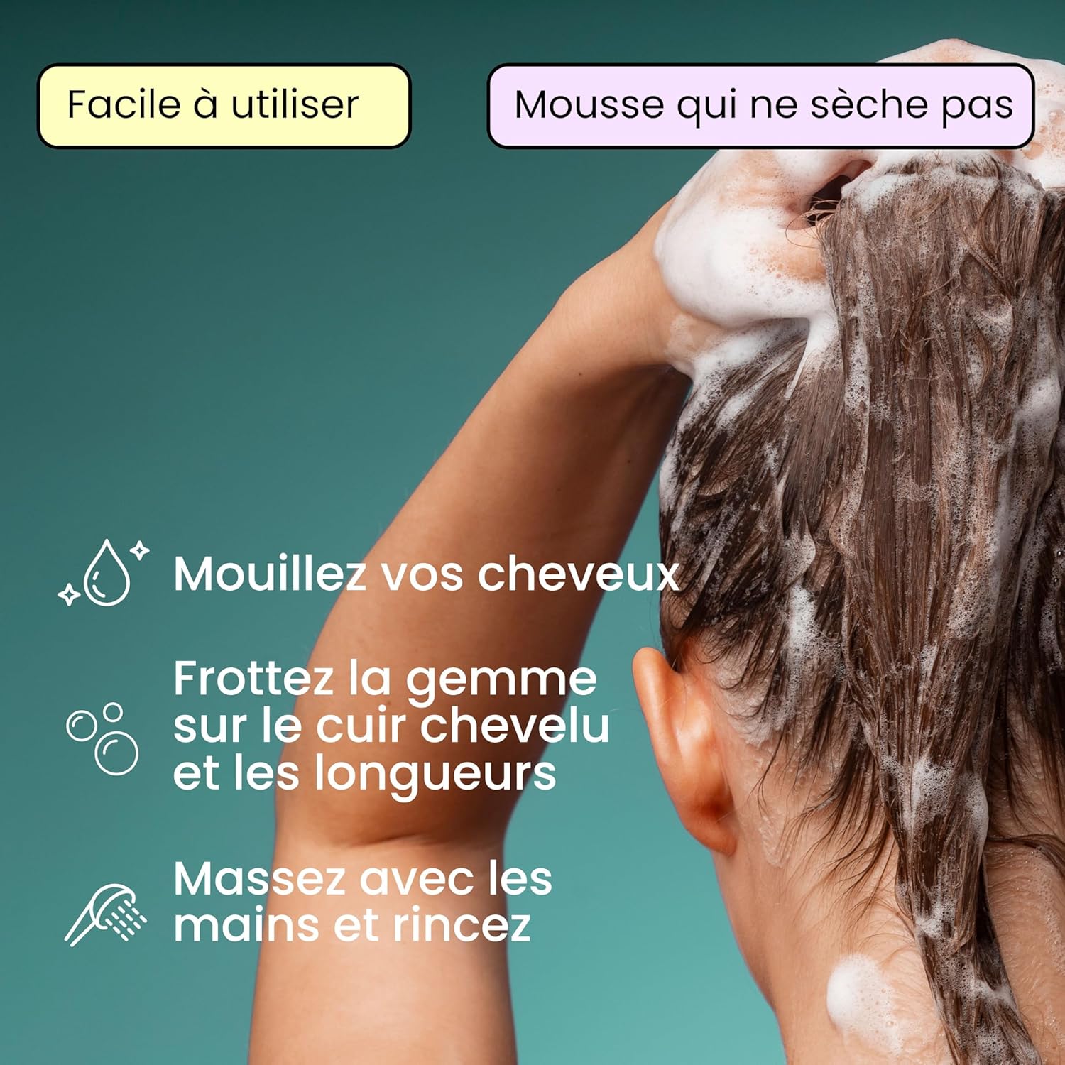 Thumbnail 5 de Enooso Shampoing Solide Antichute et Renforçant au Romarin et Ricin – 130g