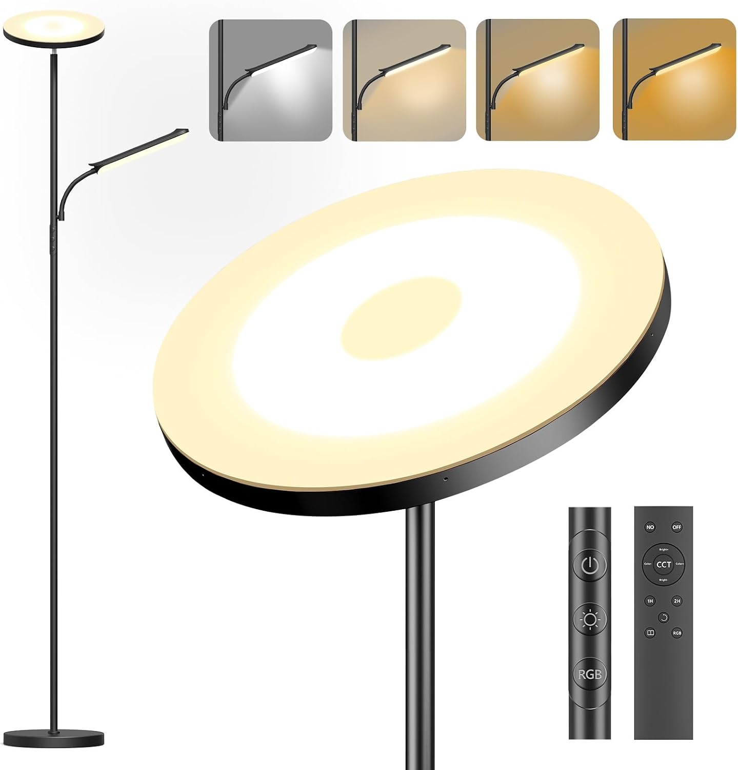 Detalle de LUCKEA Lampadaire LED Dimmable 42W 4000LM