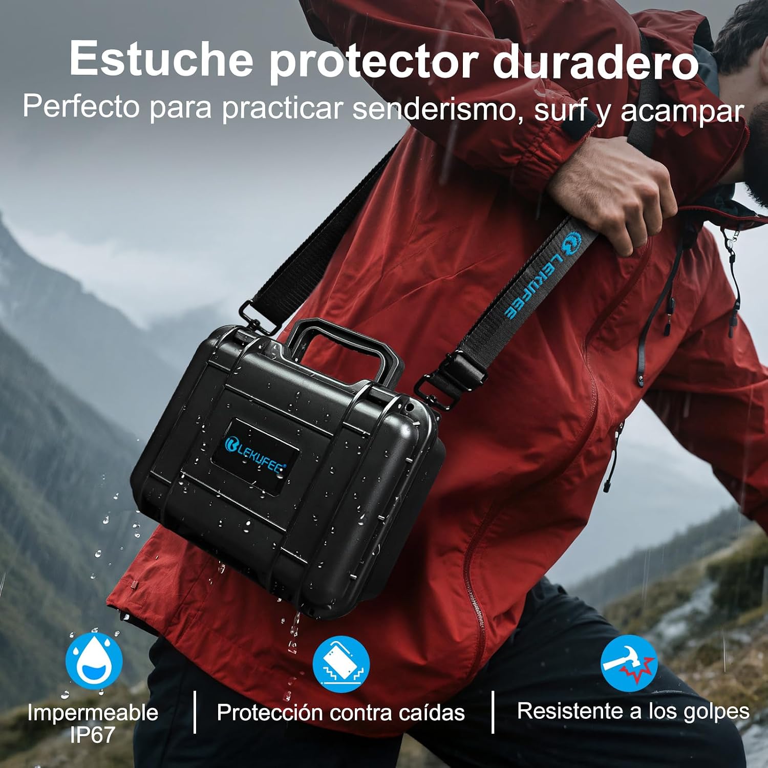 Thumbnail 4 de LEKUFEE Estuche transporte Insta360 X5 1,1 kg