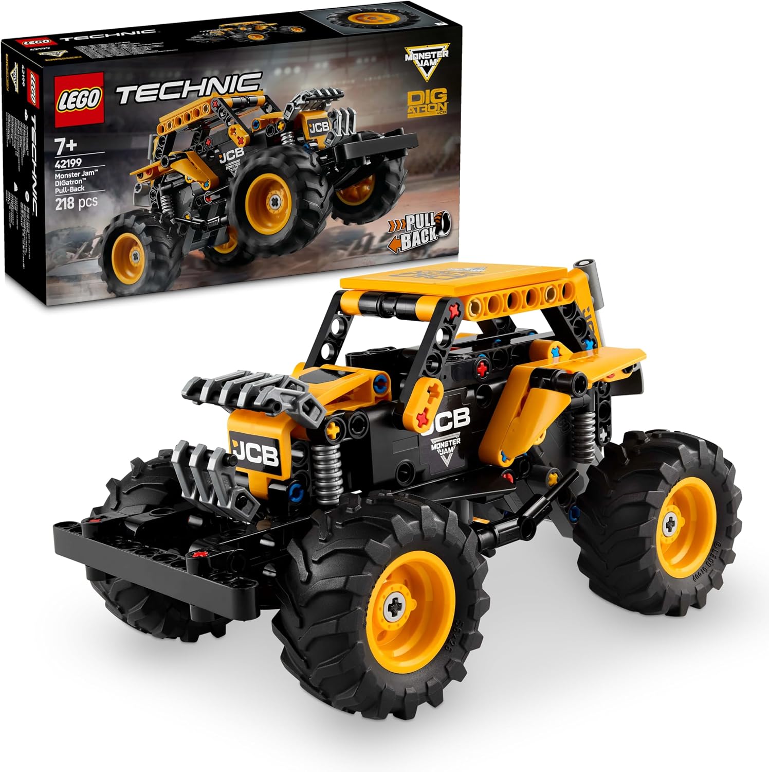 Thumbnail 1 de LEGO Technic Monster Jam Grave Digger - Feu et Glace (42219)